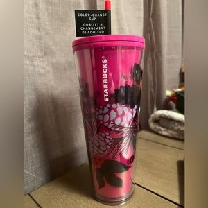 Starbucks 2021 Holiday Pine Cone Color Changing Tumbler